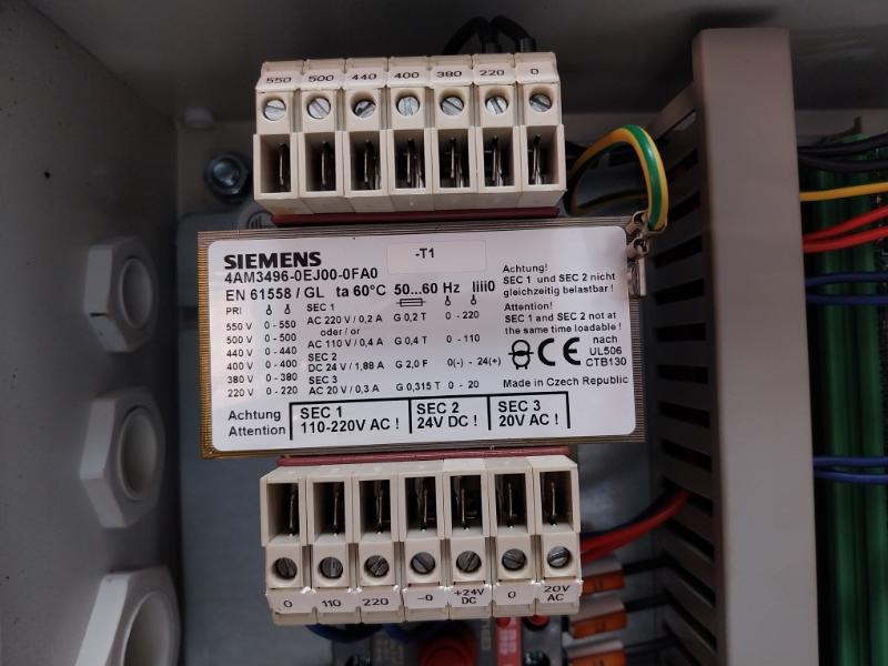 Bollfilter Bk2200 Protection Systems Operator Panel 220V-550V/50Hz-60Hz 94V-0