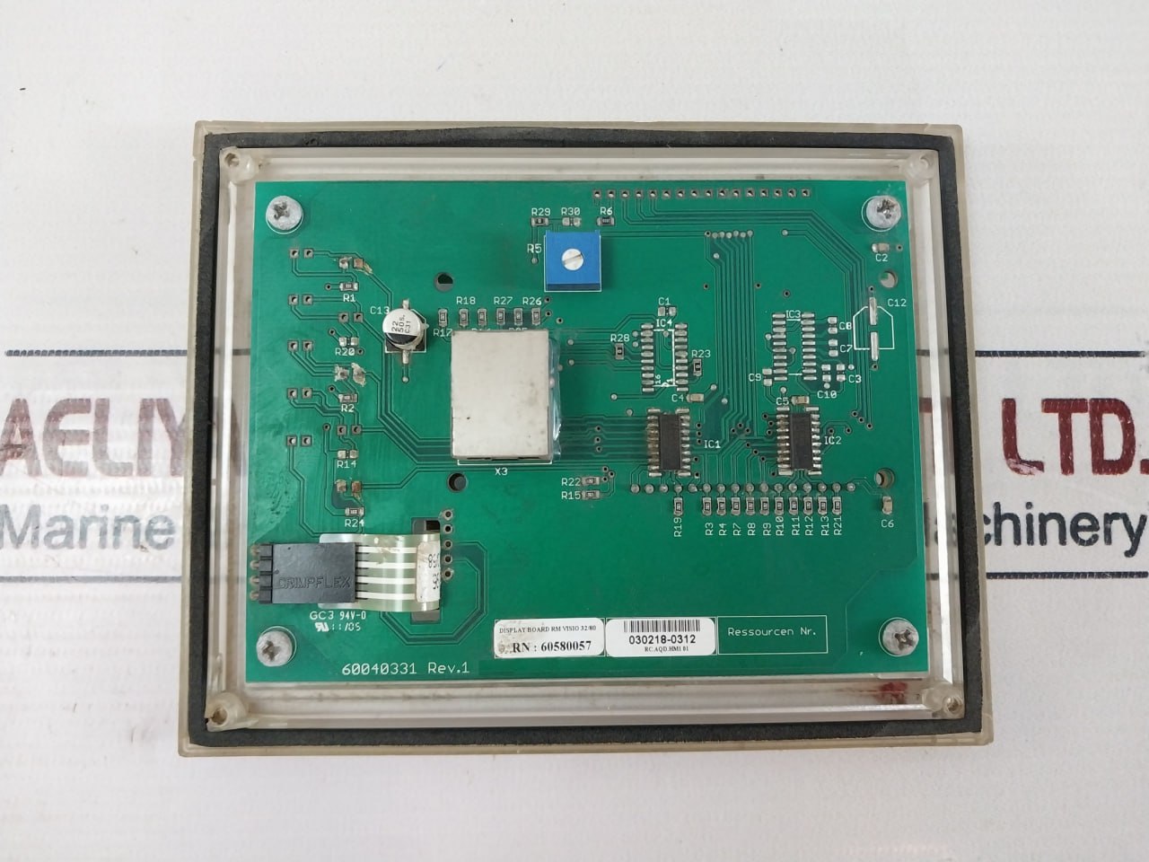 Bollfilter 60040331 Display Board Rm Visio 32/80 Rev.1
