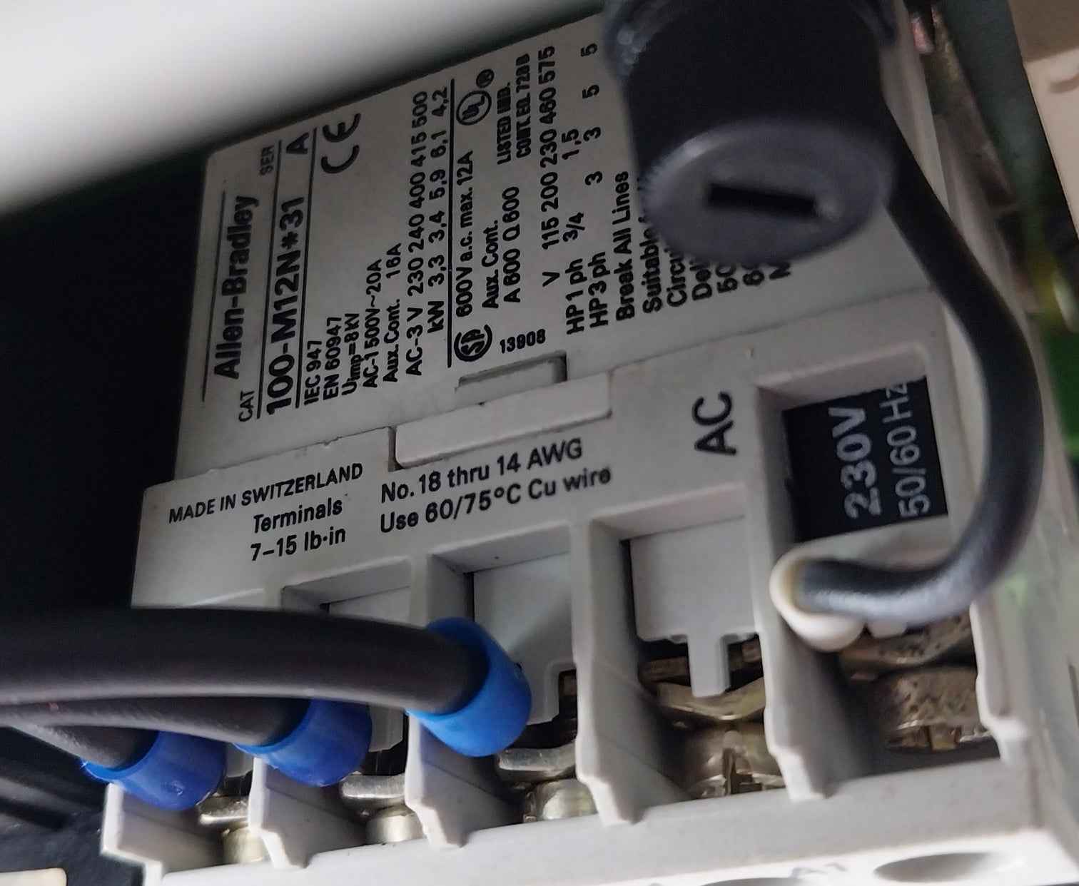 Bombas V1N Pressure Pump Control Unit 1Ep4 12Amp Ac3 - 230/400Vac 8Kw 50/60 Hz