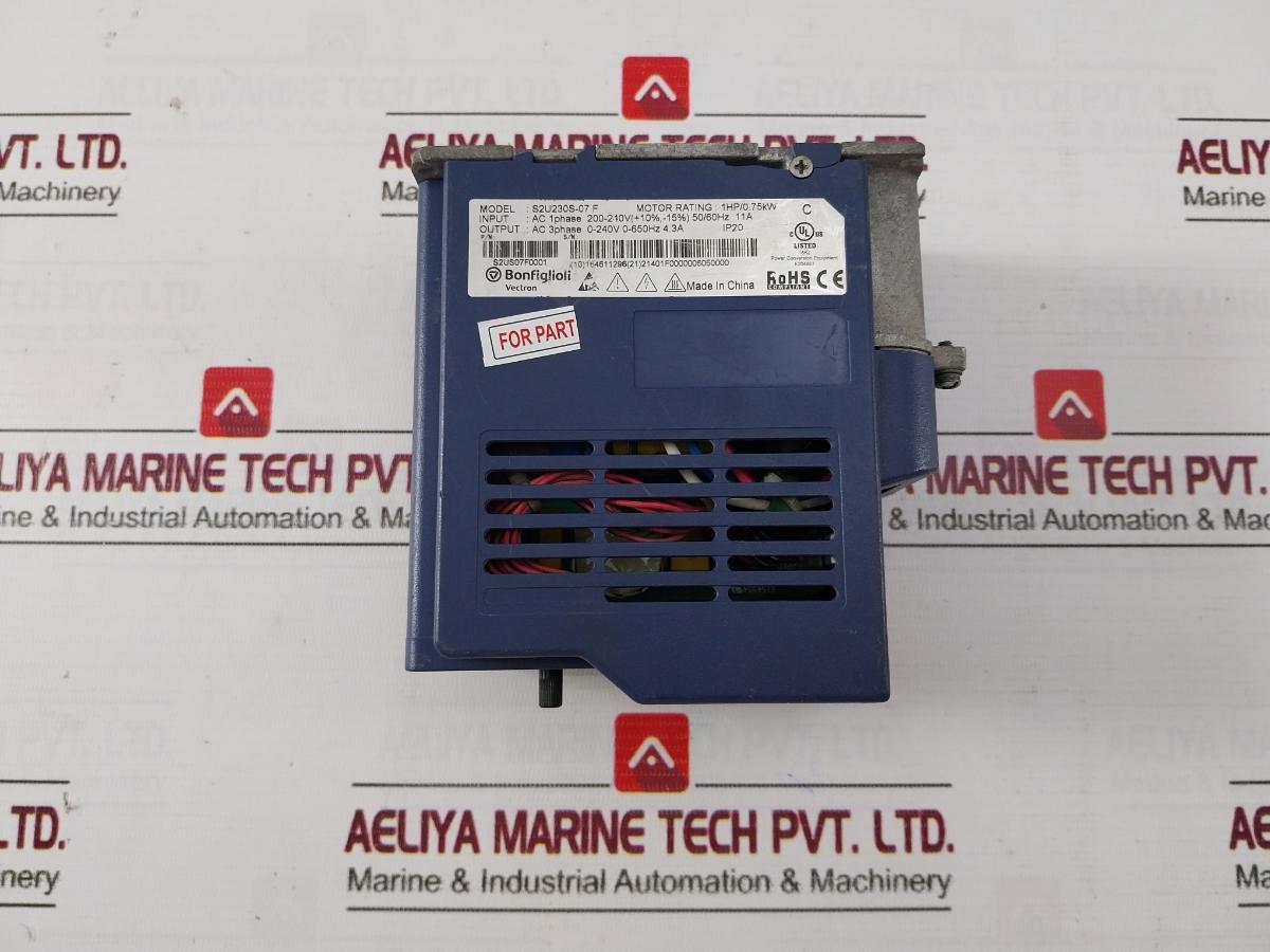 Bonfiglioli S2U230S-07 F Compact Inverter Ip20