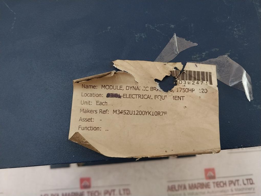 Bonitron M3452U1200YK10R7E Heavy Duty Braking Transistor