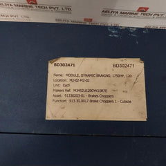 Bonitron M3452U1200Yk10R7E Heavy Duty Braking Transistor