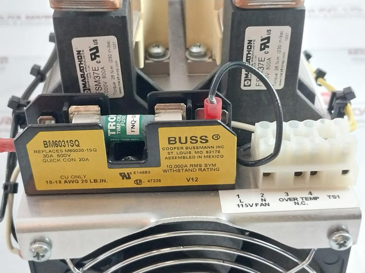 Bonitron M3345Cbm-350X1 Common Bus Diode Module W/ A70Q350-4 Fuse