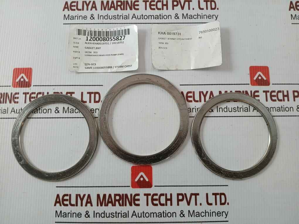 Bonnet Steam Chest Gasket Set 18294 953 Coffin Turbo Pump