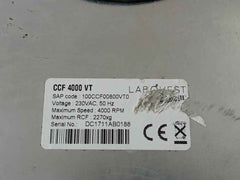 Borosil Ccf4000Vt Tabletop Centrifuge Unit 230Vac 50Hz (Not Working)