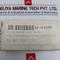 Bosch 0 820 005 201 3/2-way-magnet Solenoid Valve 24v Dc Pos 70.16