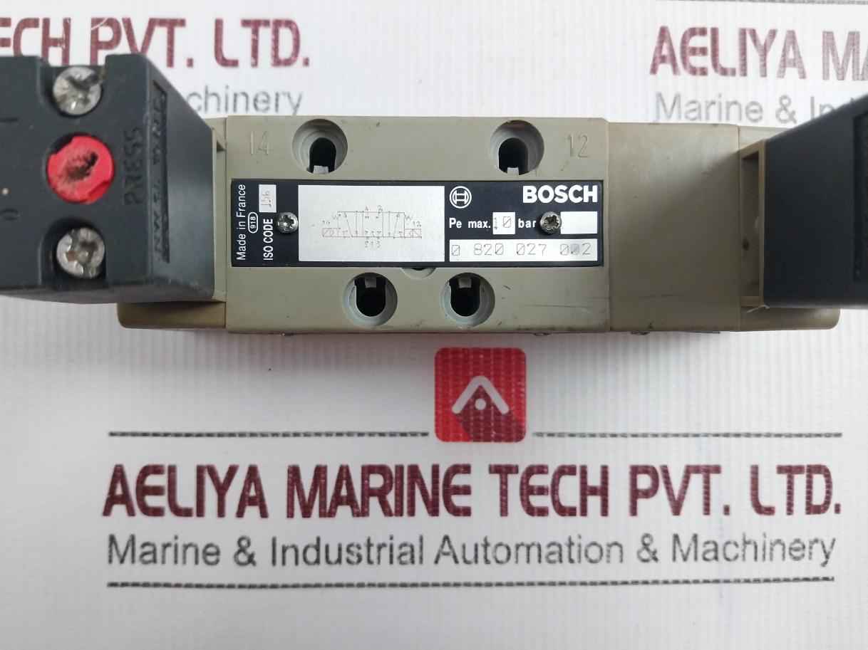 Bosch 0 820 027 002 Solenoid Valve 10Bar