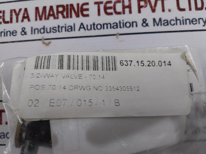 Bosch 0 820 408 007 Pneumatic Directional Valve 0 820 408 007