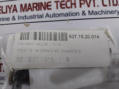 Bosch 0 820 408 007 Pneumatic Directional Valve 0 820 408 007
