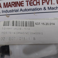 Bosch 0 820 408 007 Pneumatic Directional Valve 0 820 408 007