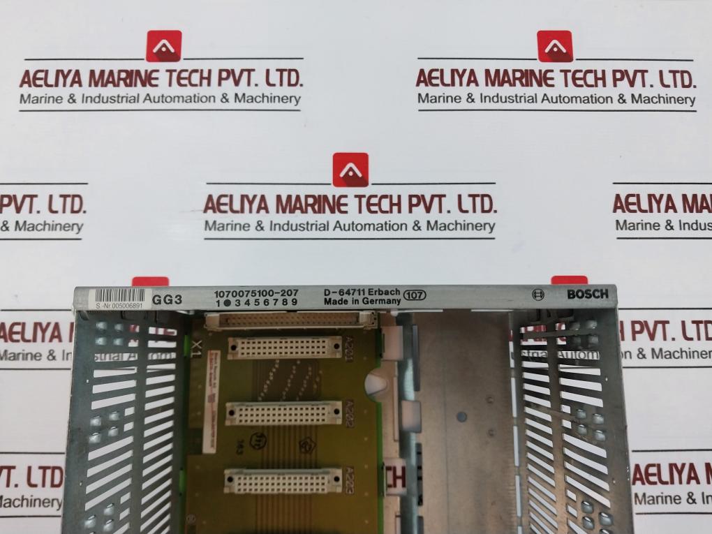 Bosch 1070075100-207 7-slot Plc Chassis 075094-202