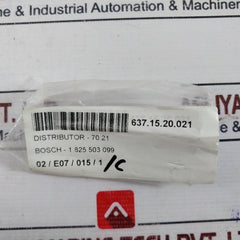 Bosch 1 825 503 099 Distributor-70.21