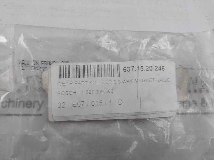 Bosch 1 827 009 390 Wear Part Kit For 5/3-way Magnet Valve