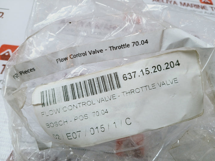 Bosch 637.15.20.204 Flow Control Valve-throttle Valve