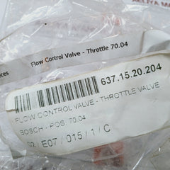 Bosch 637.15.20.204 Flow Control Valve-throttle Valve