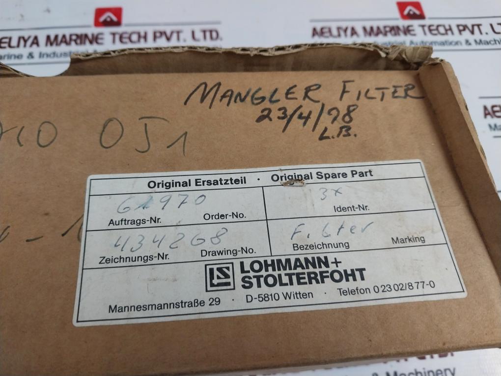 Bosch Dn15 Pn25 Pneumatic Air Filter With 5370 Attachment Drain Valve