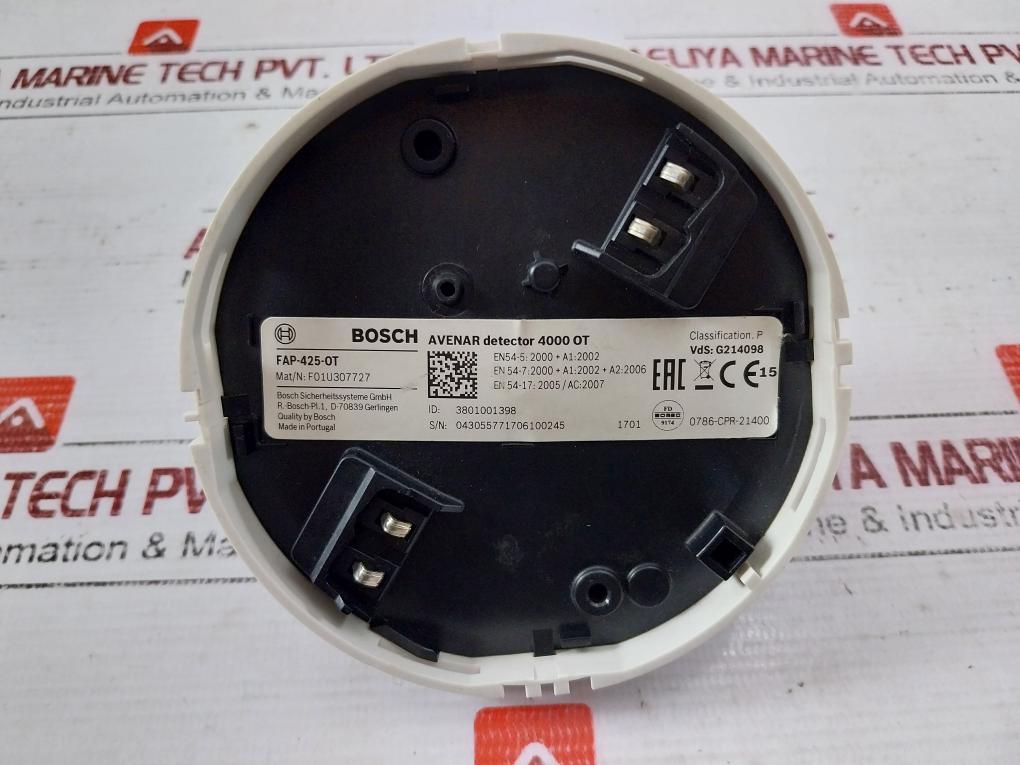 Bosch Fap-425-ot Avenar Automatic Fire Detector 4000 Ot F01u307727