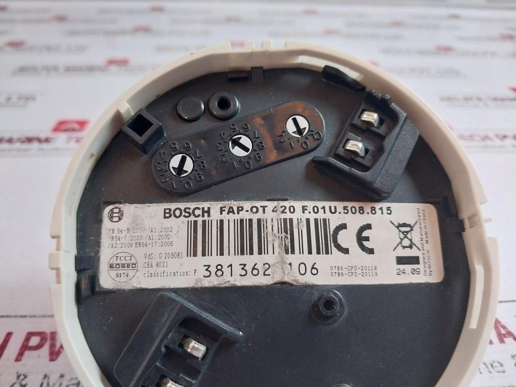 Bosch Fap-ot 420 Automatic Fire Detector 0786-cpd-20118