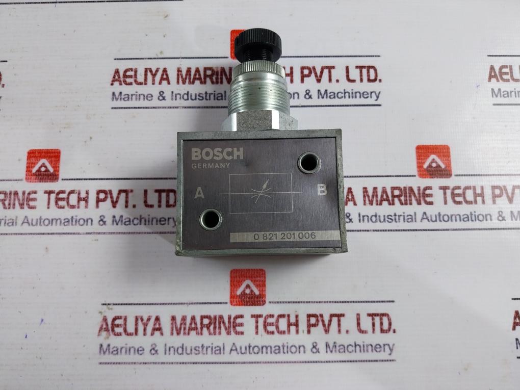 Bosch Flow Control Valve 0 821 201 006