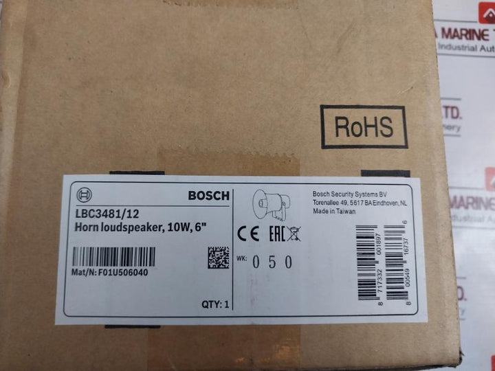 Bosch Lbc3481/12 Horn Loudspeaker 10W 6