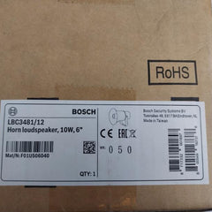 Bosch Lbc3481/12 Horn Loudspeaker 10W 6" 100V 300V 20Awg 80C 25 Kgf-cm