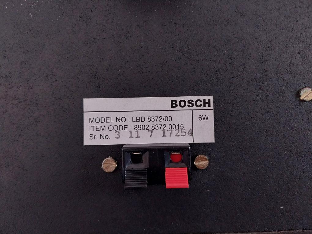 Bosch Lbd 8372/00 Cabinet Loudspeaker 6W 100V 1667Ohm 200Hz To 15Khz