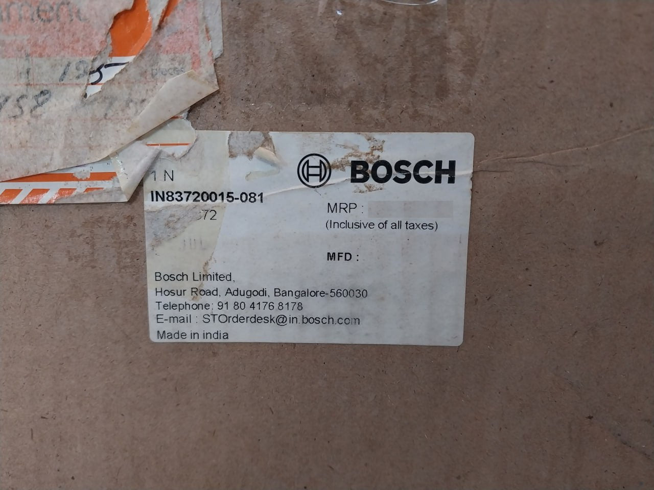 Bosch Lbd 8372/00 Cabinet Loudspeaker 6W 100V 1667Ohm 200Hz To 15Khz