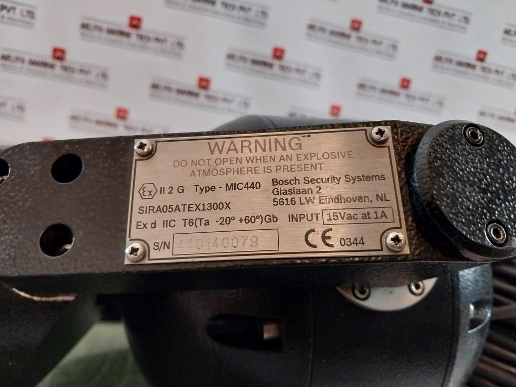 Bosch Mic440 Drop Safe Series 440 Explosion-protected Camera Security System Set