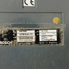 Bosch Phg 2000, 24v Dc, 0.3a, Three Stage Consent Switch 1070918443-103 Control Panel