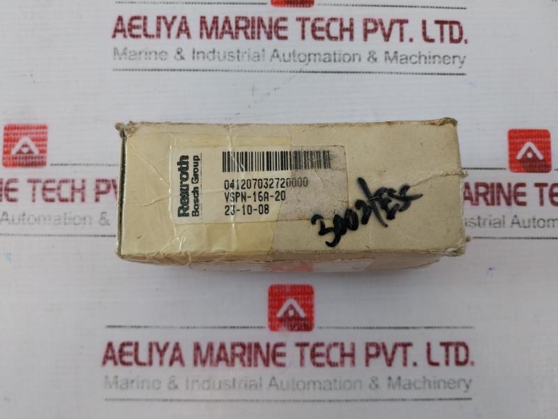 Bosch Rexroth 041207032720000 Pressure Relief Cartridge Valve Vspn-16a-20