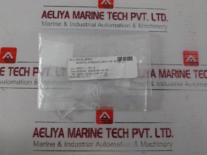 Bosch Rexroth 041207032720000 Pressure Relief Cartridge Valve Vspn16a20