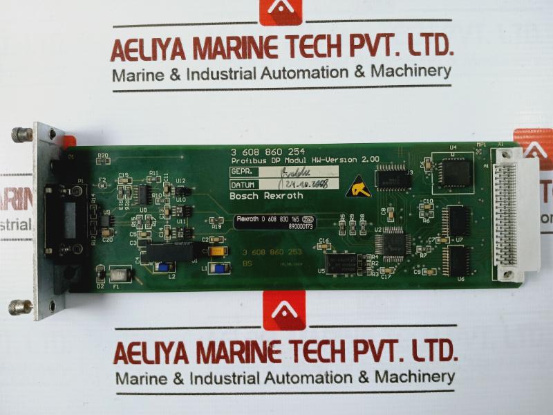 Bosch Rexroth 0 608 830 165 Profibus Smpdp Dp Module, Ver. 2.00