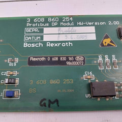 Bosch Rexroth 0 608 830 165 Smpdp Profibus Dp Module Hw-version 2.00 3608860254