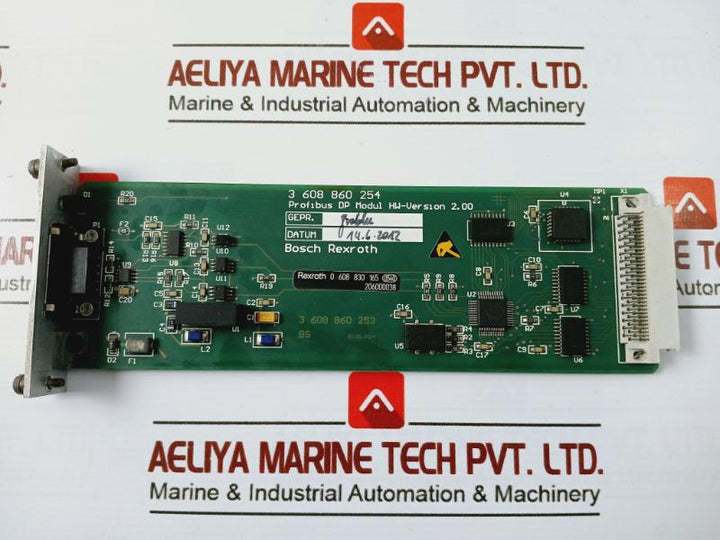 Bosch Rexroth 0 608 830 165 Smpdp Profibus Dp Module, Ver. 2.0