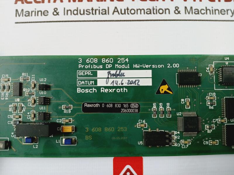 Bosch Rexroth 0 608 830 165 Smpdp Profibus Dp Module, Ver. 2.0