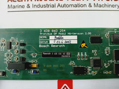 Bosch Rexroth 0 608 830 165 Smpdp Profibus Dp Module, Ver. 2.0