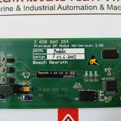 Bosch Rexroth 0 608 830 165 Smpdp Profibus Dp Module, Ver. 2.0