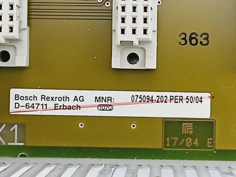 Bosch Rexroth 075094-202 Profi Bus Module 1070078811-102