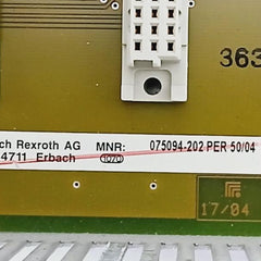 Bosch Rexroth 075094-202 Profi Bus Module 1070078811-102
