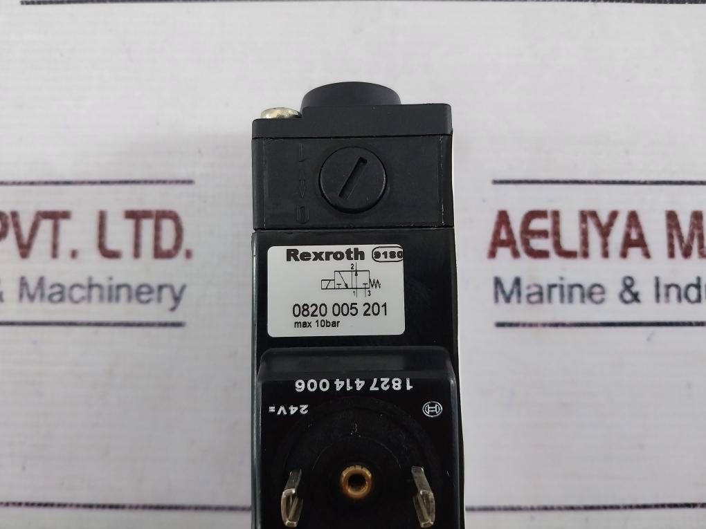 Bosch Rexroth 0820 005 201 3/2-way-magnet Valve 24v Dc