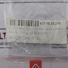 Bosch Rexroth 1 825 503 076 Directional Control Valve Overhaul With Nbr O-ring