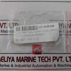 Bosch Rexroth 1 825 503 076 Pilot Directional Control Valve Overhaul With O-ring