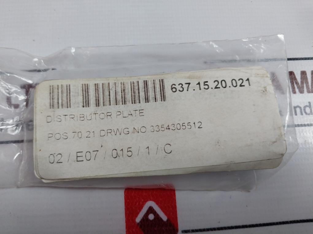 Bosch Rexroth 1 825 503 099 Distributor Plate