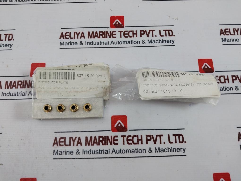 Bosch Rexroth 1 825 503 099 Distributor Plate 1 825 503 099