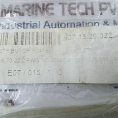 Bosch Rexroth 1 825 503 099 Distributor Plate Pos.70.22 637.15.20.022
