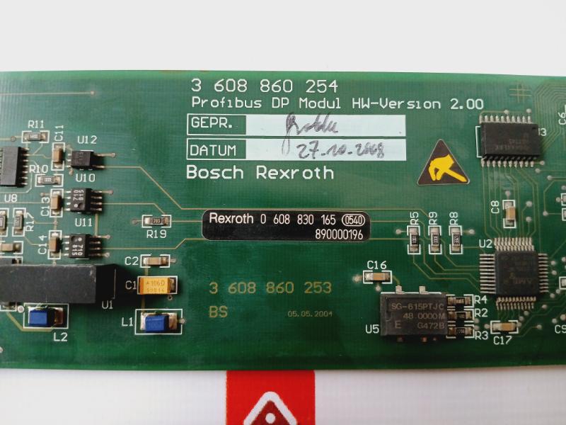 Bosch Rexroth 3-608-860-254 Profibus Dp Module 3-608-860-253
