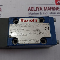 Bosch Rexroth 4We6D53/Eg12-12Nxhz2/V Solenoid Valve Assembly 12Vdc