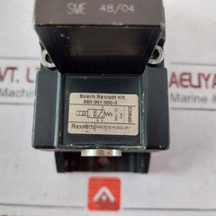 Bosch Rexroth 565-301-000-3 Solenoid Valve Max 10 Bar 04983-197-18 24Vdc