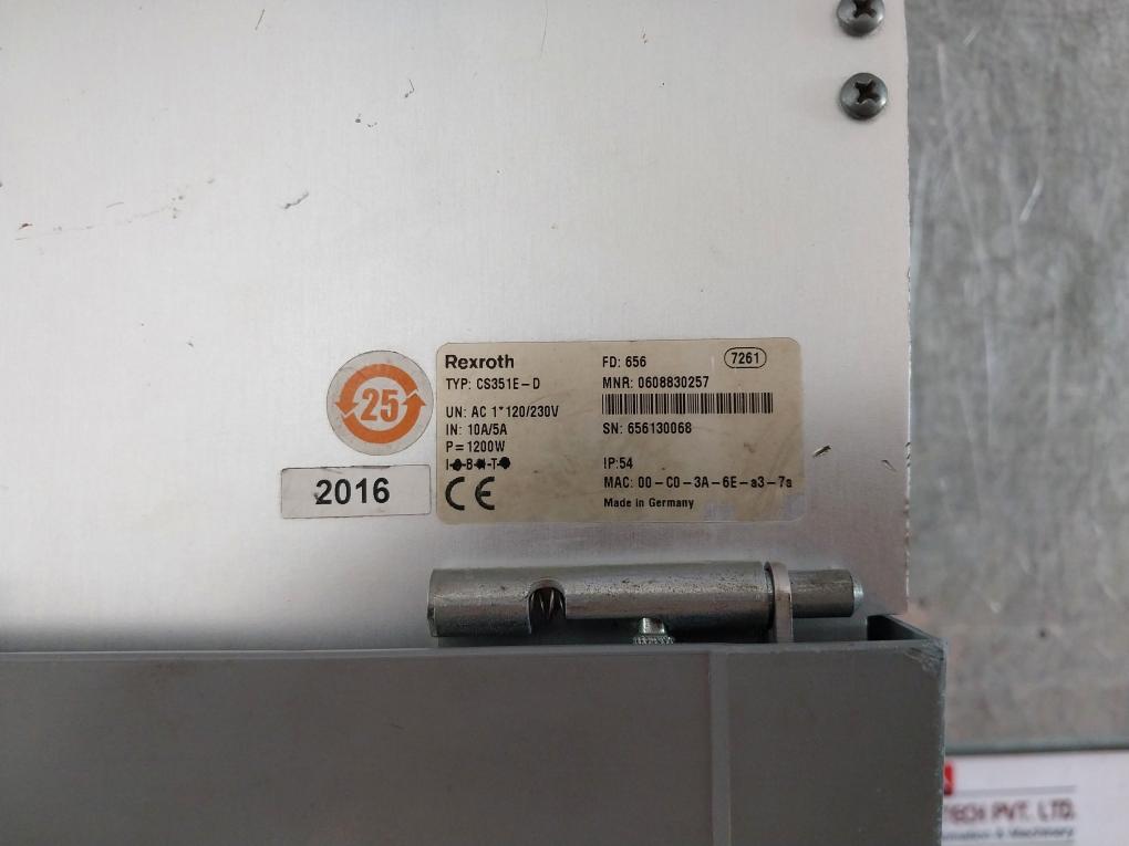 Bosch Rexroth CS351E-D Single Controller 0608830257