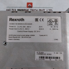 Bosch Rexroth Hcs02.1E-w0054-a-03-nnnn Indradrice C Compact Converter